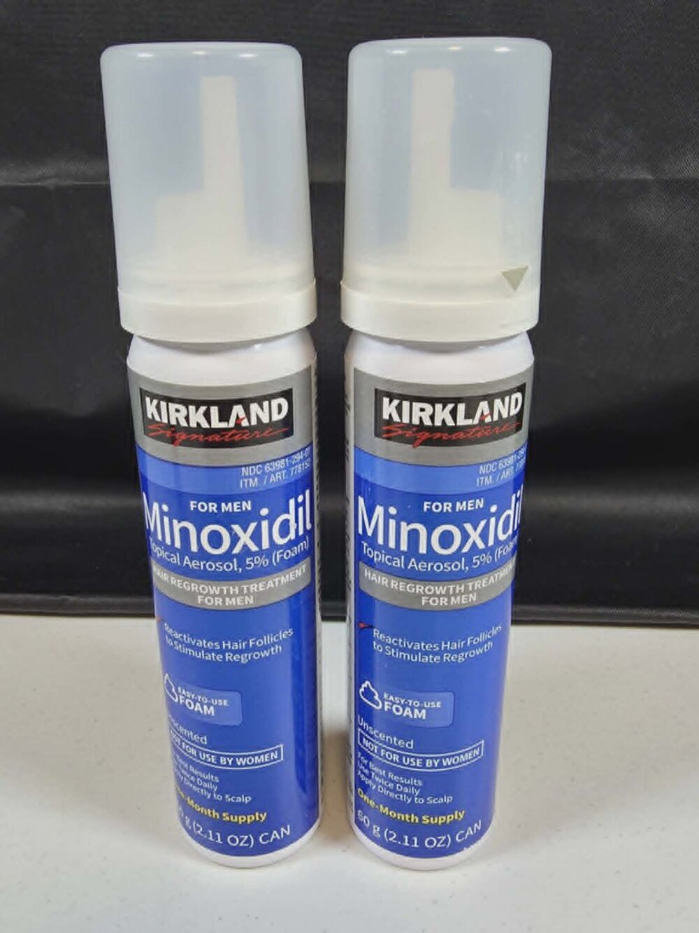 KIRKLAND MINOXIDIL MEN 5% FOAM HAIR GROWTH TREATMENT 2 MONTH SUPPLY NEW